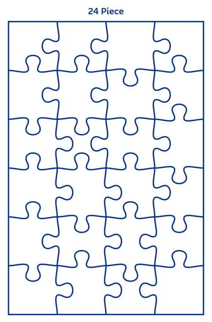 10 Best 9 Piece Jigsaw Puzzle Template Printable