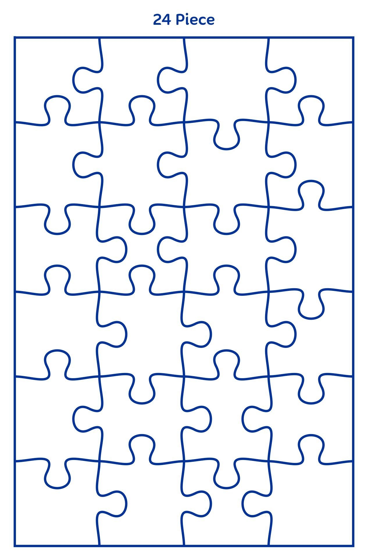 10 Best 9 Piece Jigsaw Puzzle Template Printable