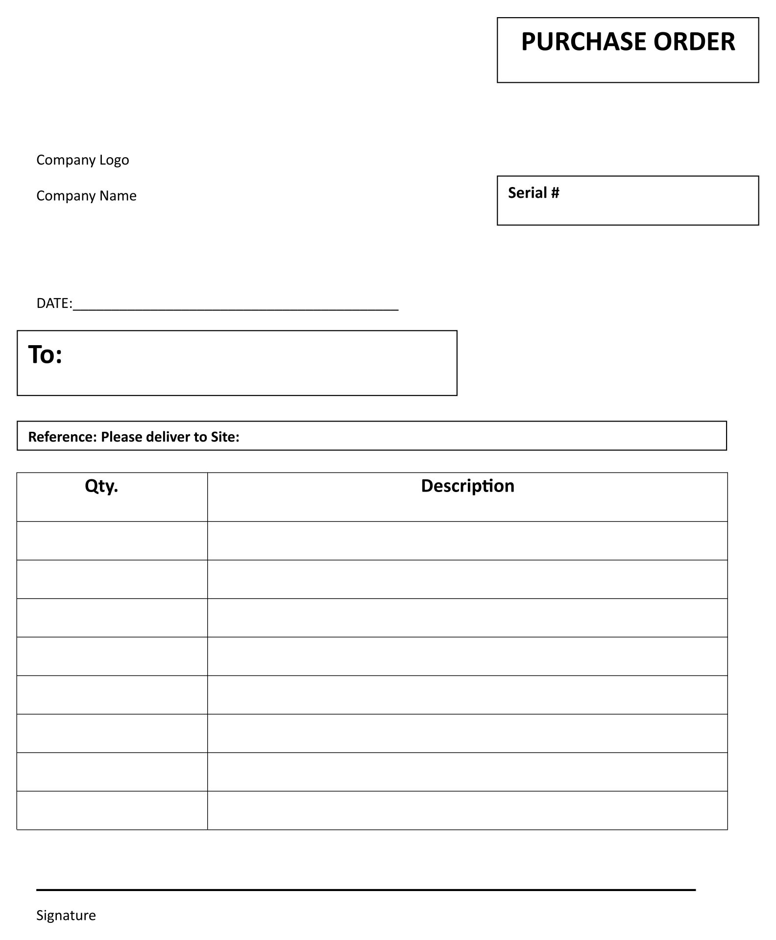 10 Best Free Printable Blank Order Forms Printablee Com Vrogue