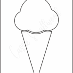 10 Cute Ice Cream Templates For DIY Crafts