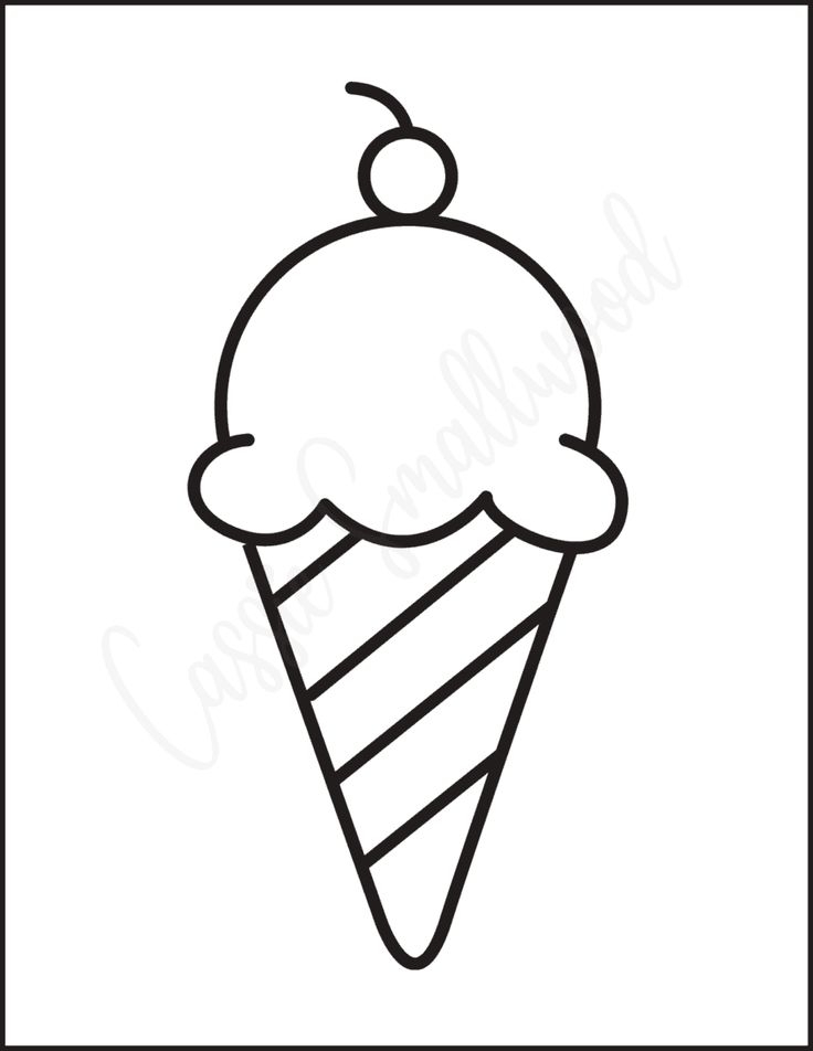 10 Cute Printable Ice Cream Templates Ice Cream Template Ice Cream