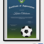 10 Football Certificate Templates Free Word Pdf For Soccer