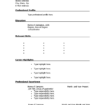 100 Free Printable Resume Templates Resume Examples Free Printable