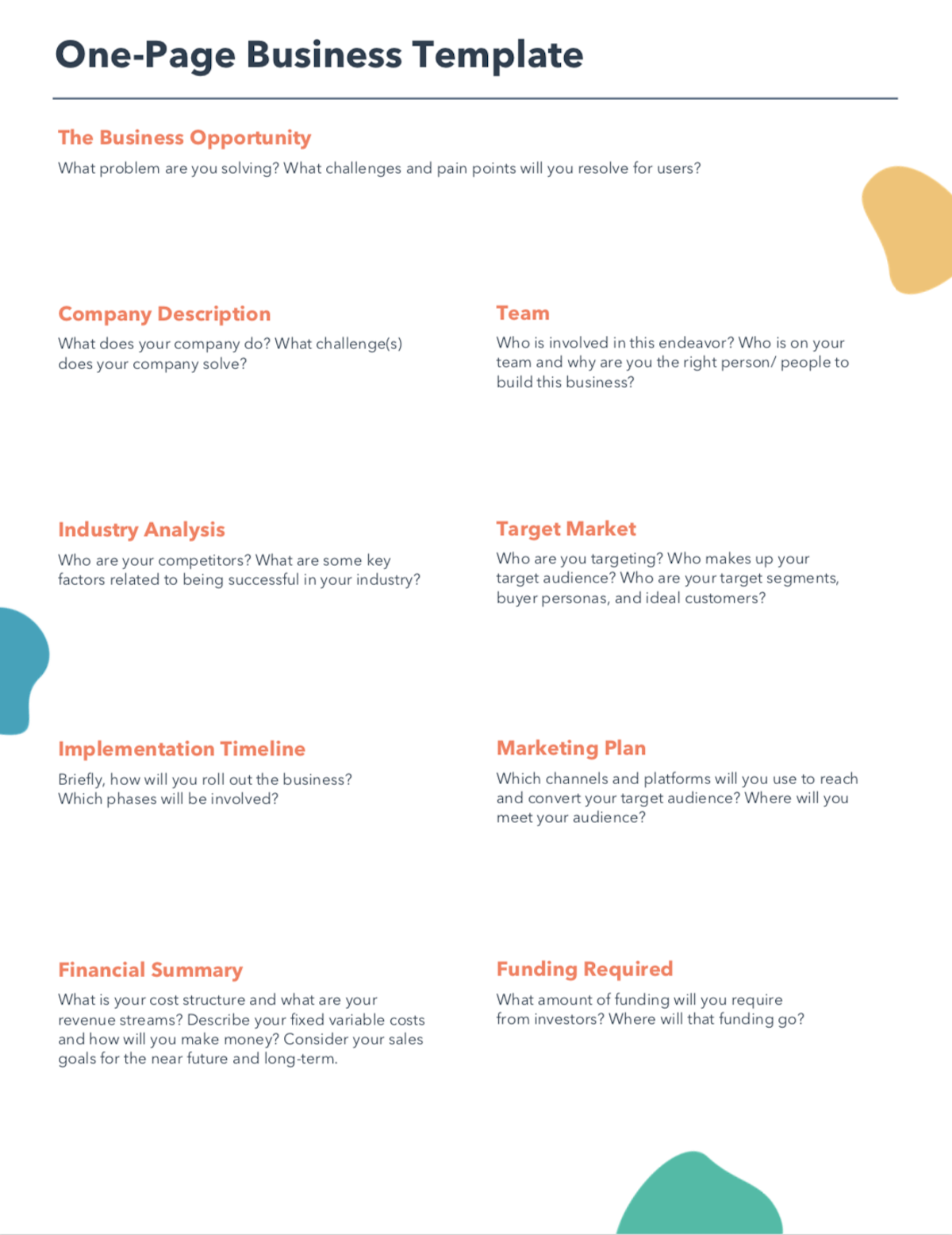 17 Free Sales PDF Templates Examples HubSpot