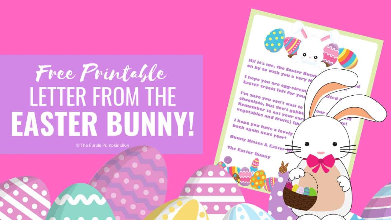 18 Easter Bunny Letter Templates AdrianaEllyn