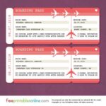 20 Plane Ticket Template Pdf Simple Template Design
