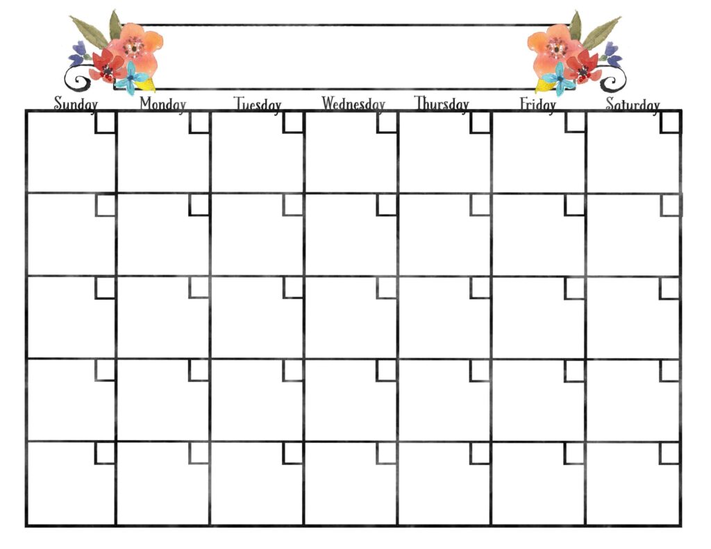 2017 Calendars For Young Women Free Printable Calendar Templates