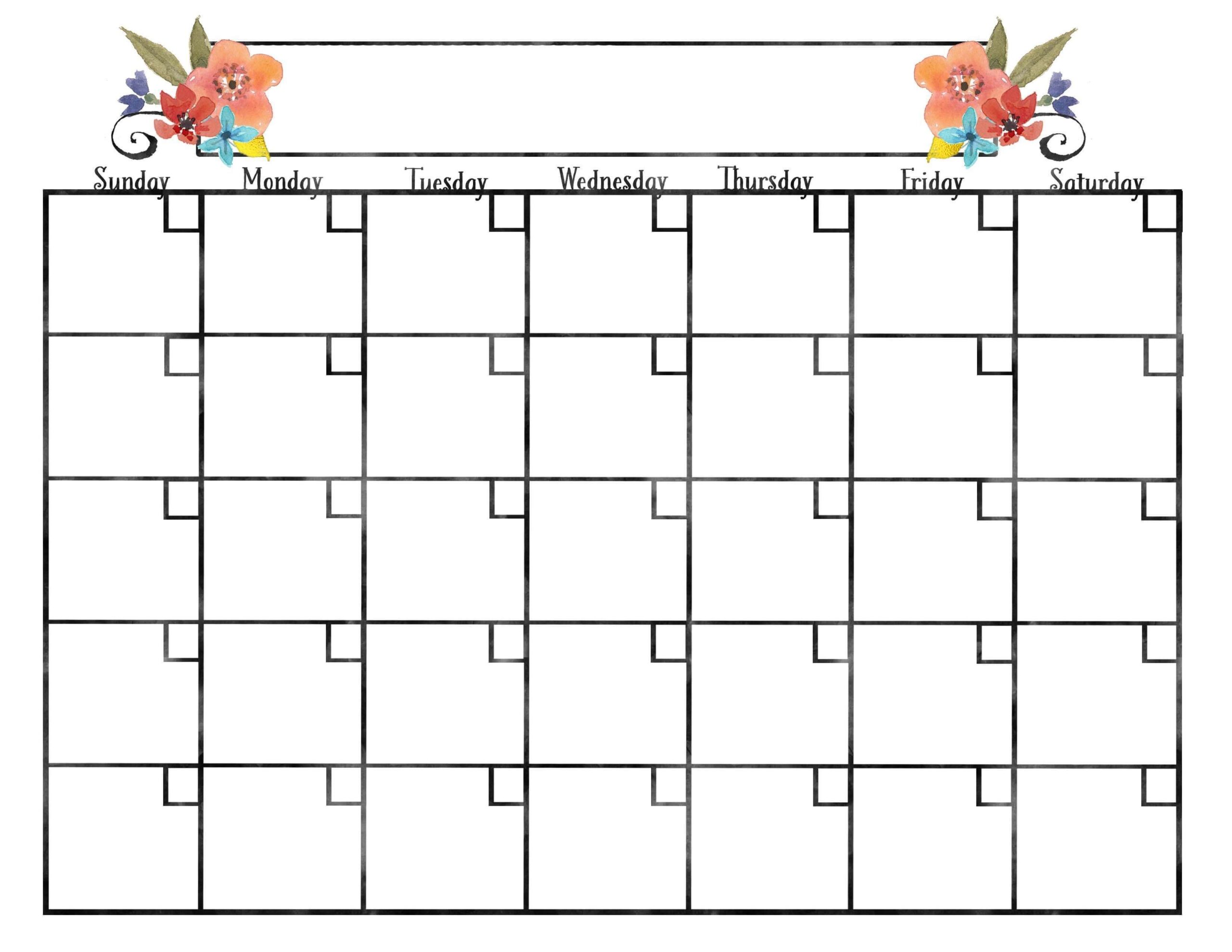 2017 Calendars For Young Women Free Printable Calendar Templates