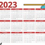 2023 Calendar Template In Illustrator PSD Word Download Template