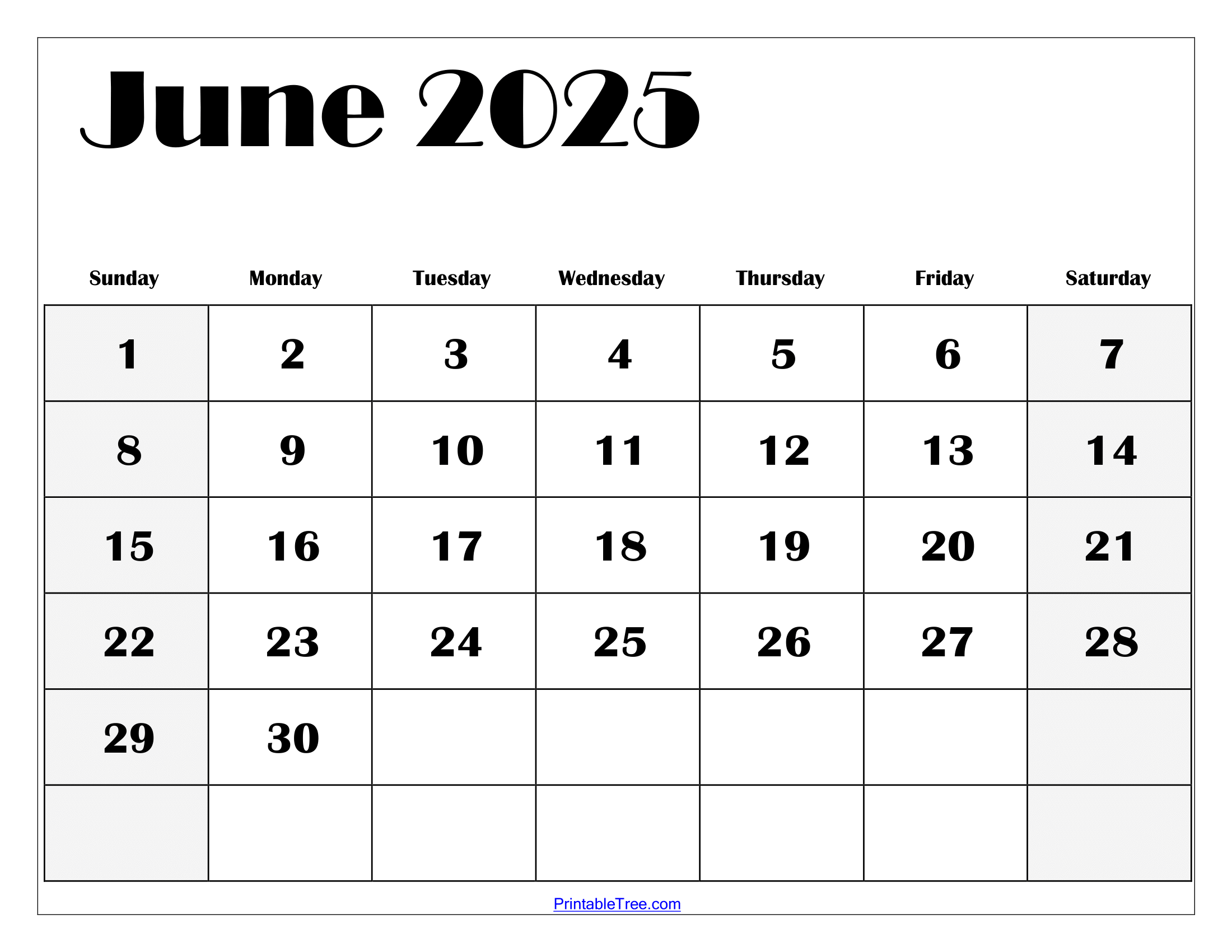Downloadable Free Printable Blank Calendar Templates
