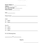 25 Free Doctor Note Excuse Templates TemplateLab Doctors Note