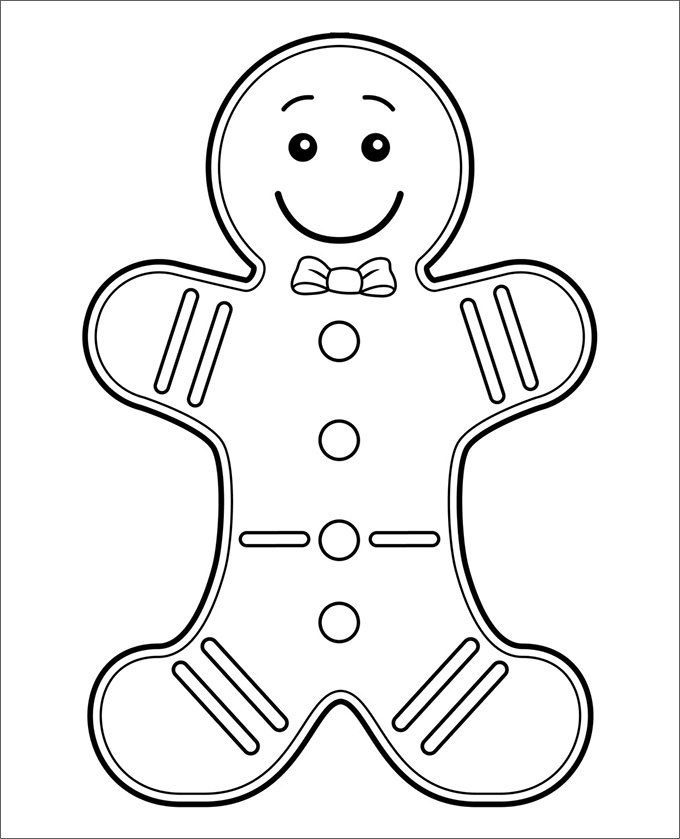 26 Ginger Bread Drawing ShaikhYoftana