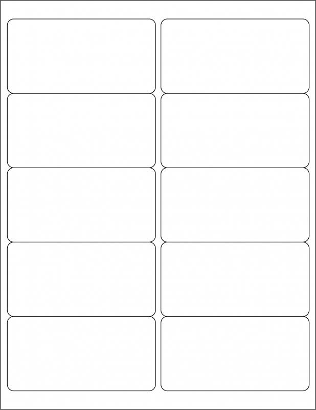 3 X 10 Label Template Word