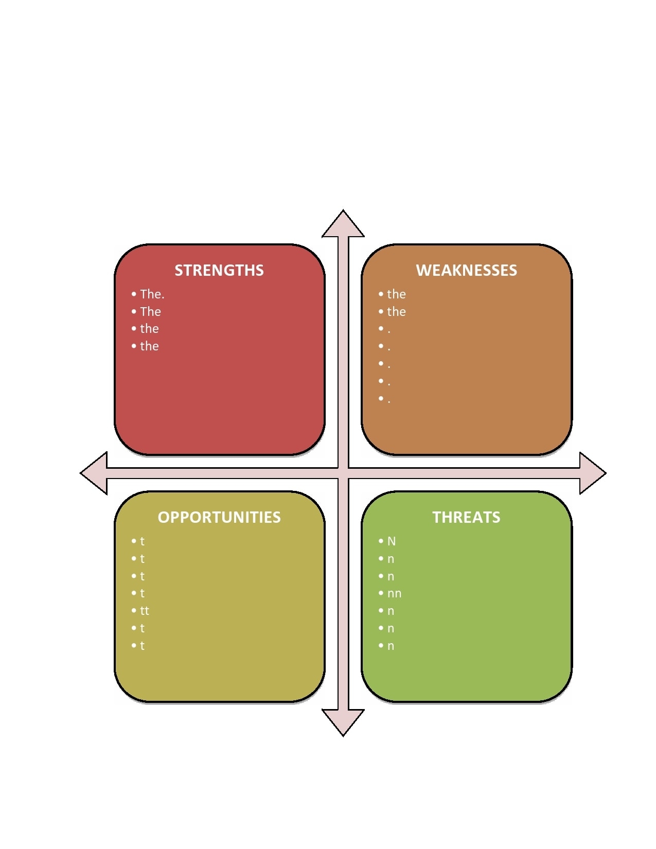 30 Blank Swot Analysis Templates Word TemplateArchive