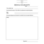 36 Free Doctor S Note Templates For Work School