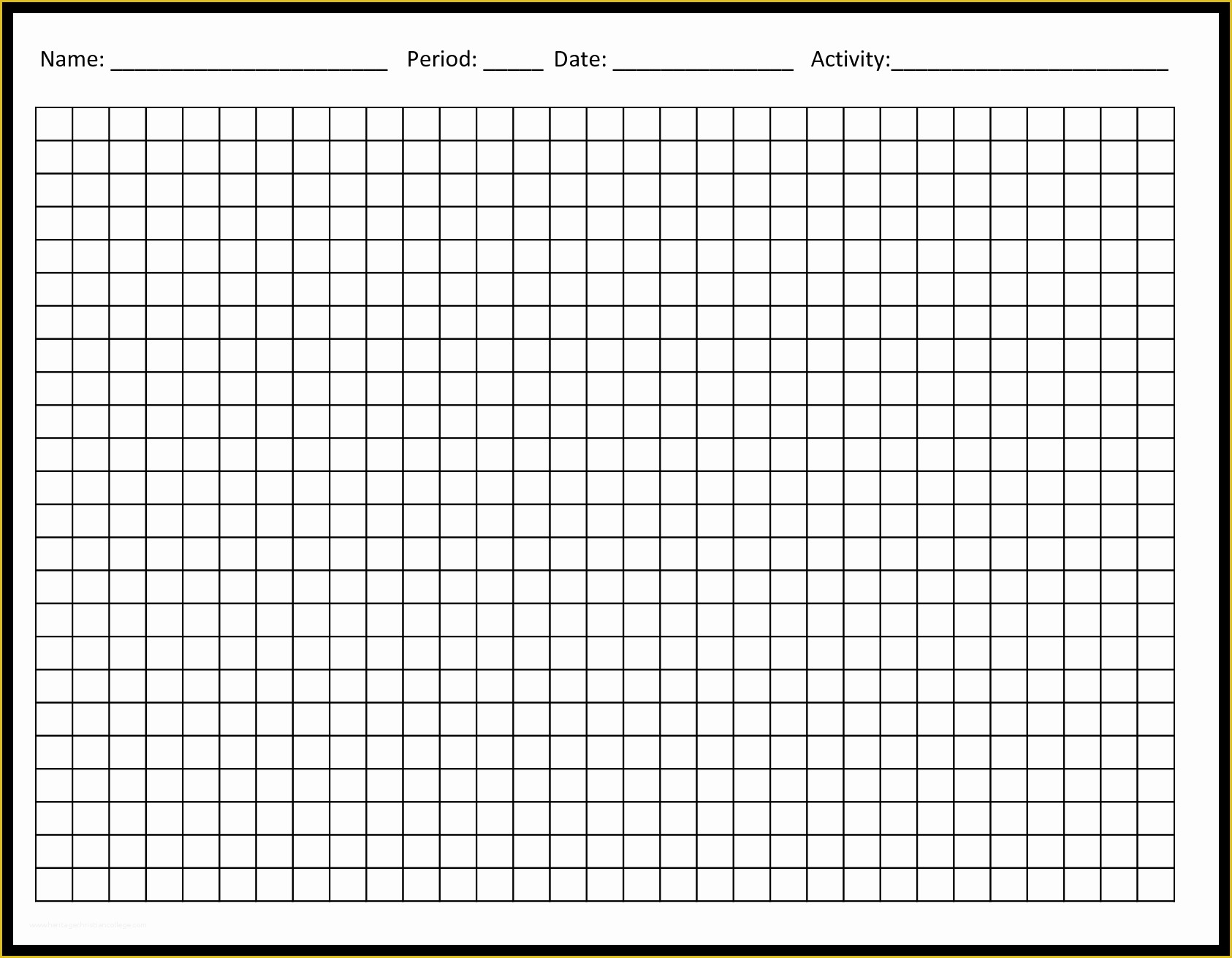 365 Day Blank Chart