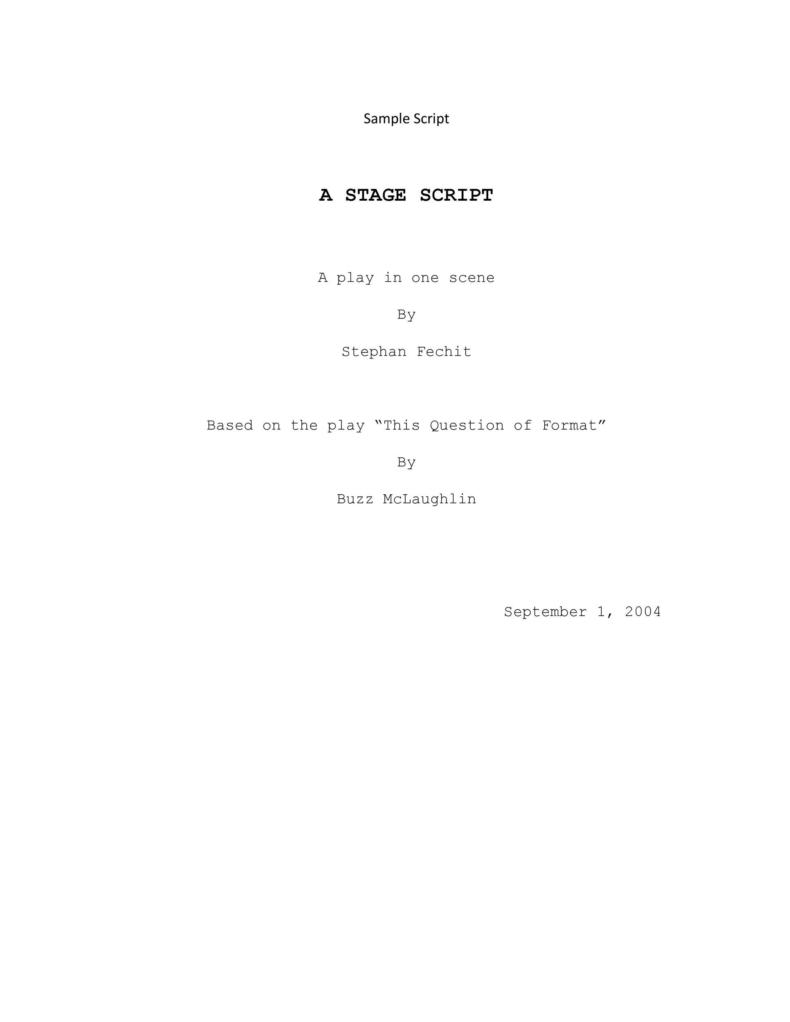 37 Creative Screenplay Templates Screenplay Format Guide TemplateLab