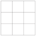 3x3 Grid PNG 3 By 3 Square Grid Pnggrid Drawing Grid Square