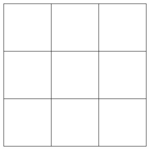 3x3 Grid PNG 3 By 3 Square Grid Pnggrid Drawing Grid Square