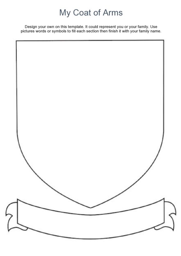 40 Fancy Coat Of Arms Templates Family Crests 