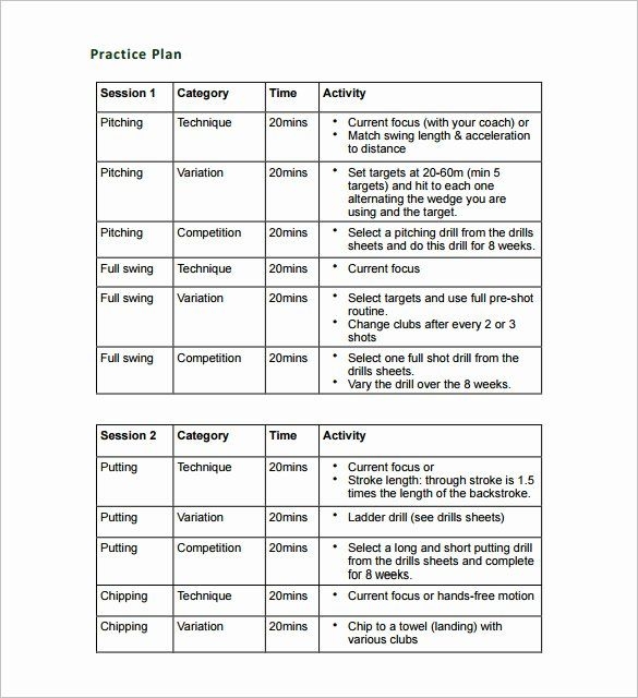 40 Hockey Practice Plan Template Hamiltonplastering Schedule
