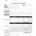 40 Printable Work Order Templates Excel Word PDF 40 OFF