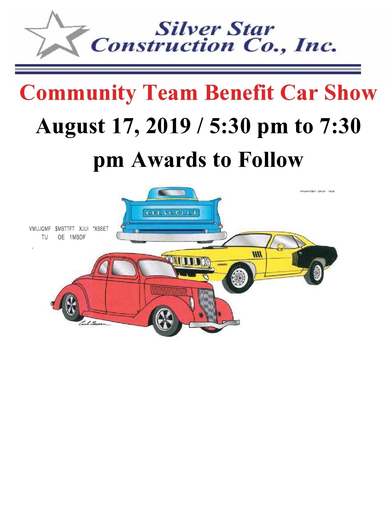 Blank Car Show Flyer Templates