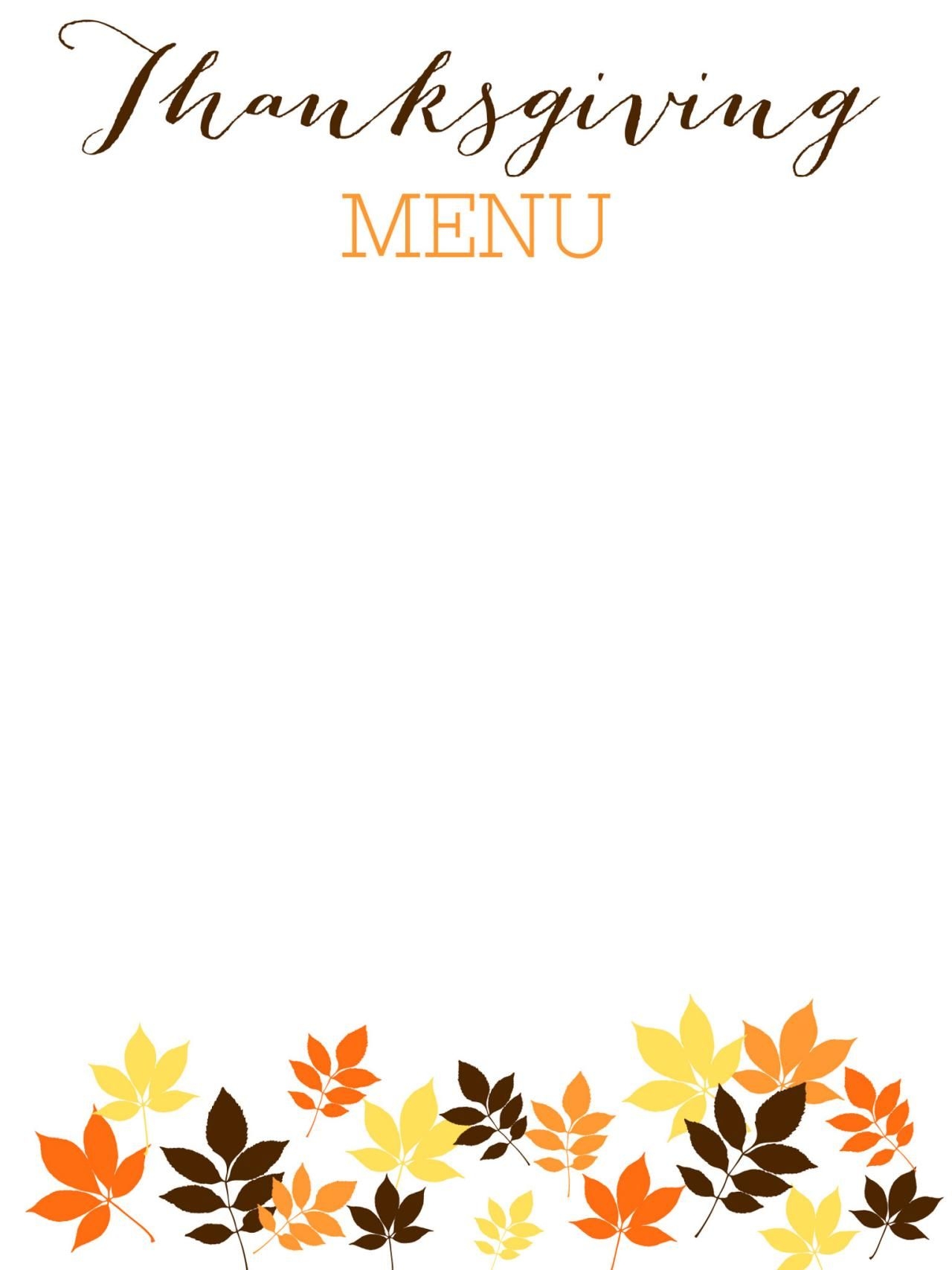 49 Printable And Free Thanksgiving Templates Thanksgiving