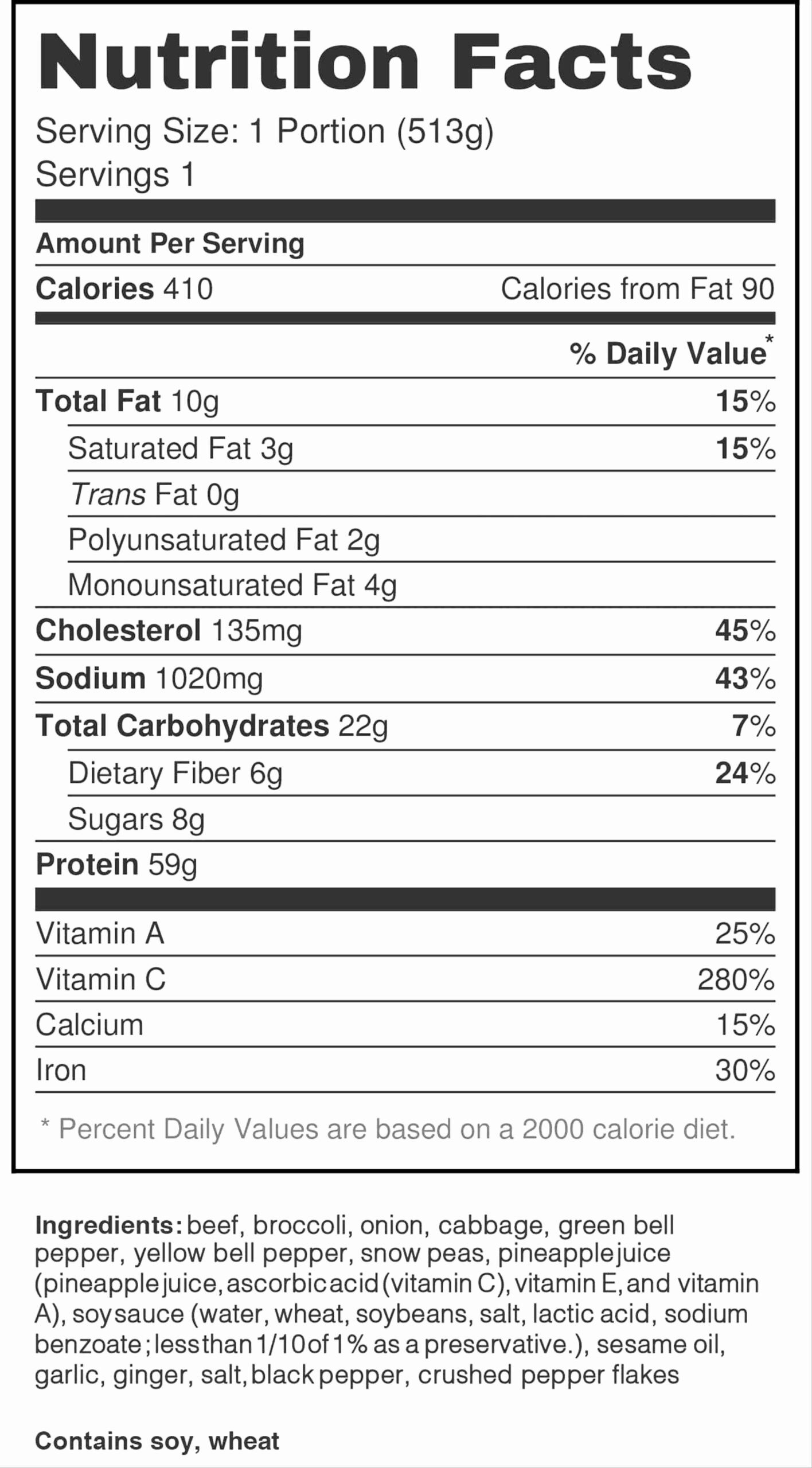 50 Nutrition Facts Template Excel Download Ufreeonline Template