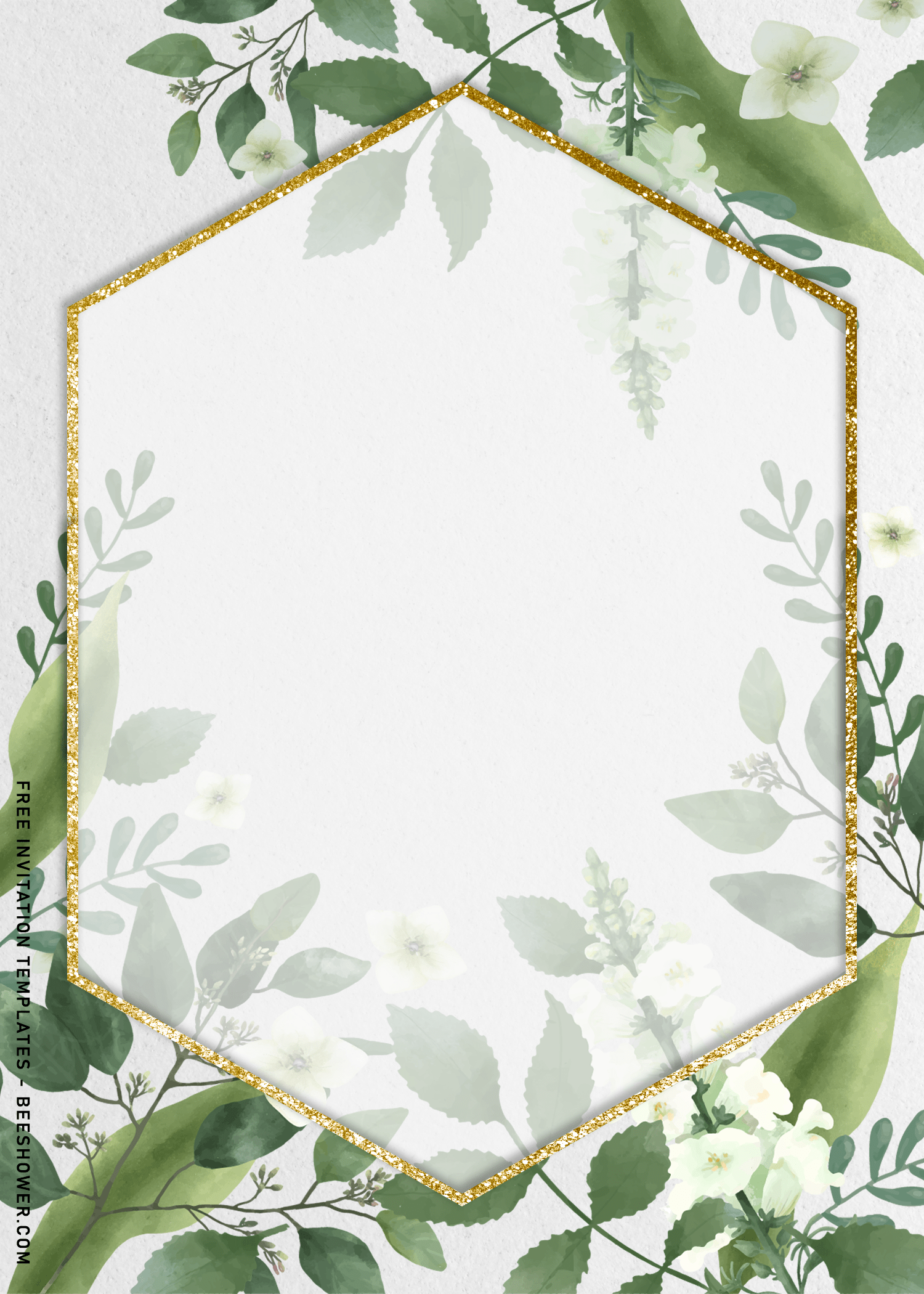 7 Beautiful Greenery Invitation Templates For Your Garden Inspired