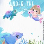 7 Under The Sea Birthday Invitation Templates For Kids Sea Birthday