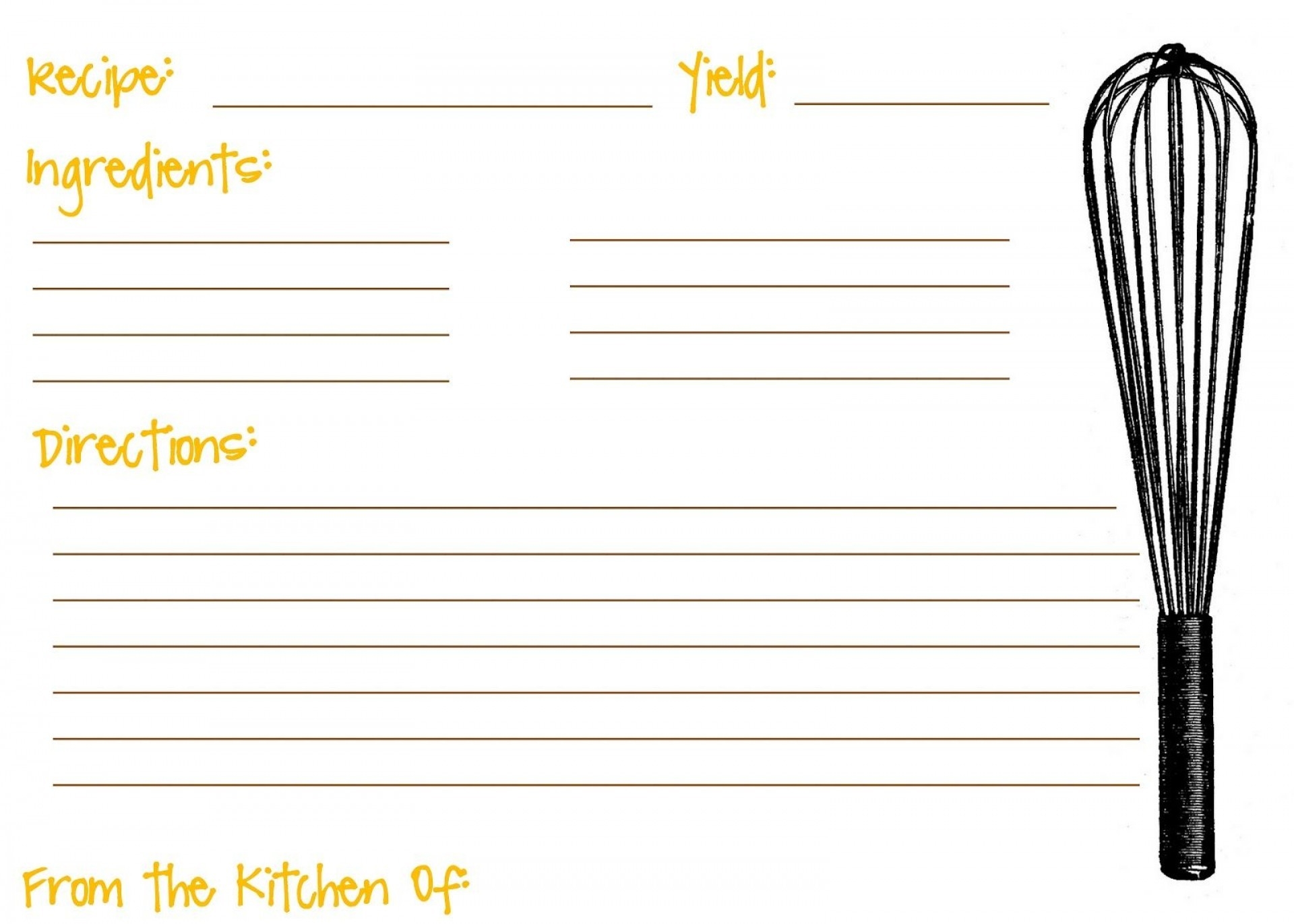 70 Cool Recipe Cards Kitty Baby Love