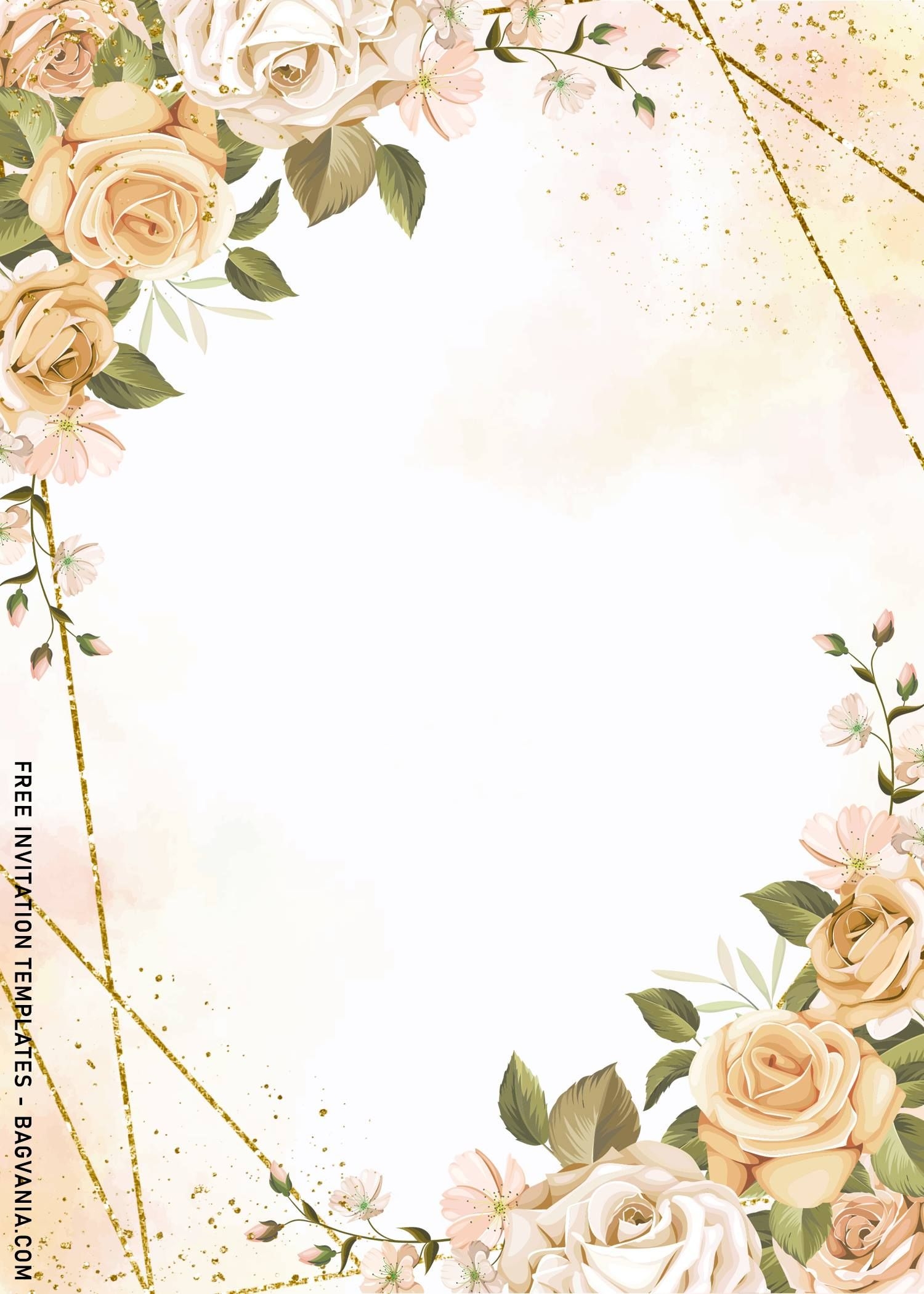 Blank Templates For Wedding Invitation Online