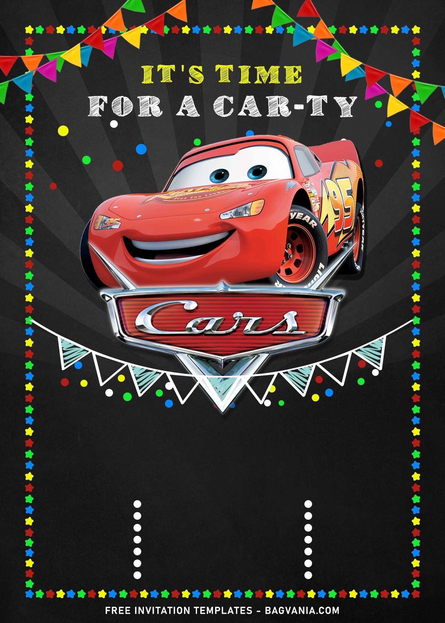9 Cool Personalized Disney Cars Birthday Invitation Templates Disney