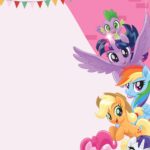9 My Little Pony Paradise Birthday Invitation Templates