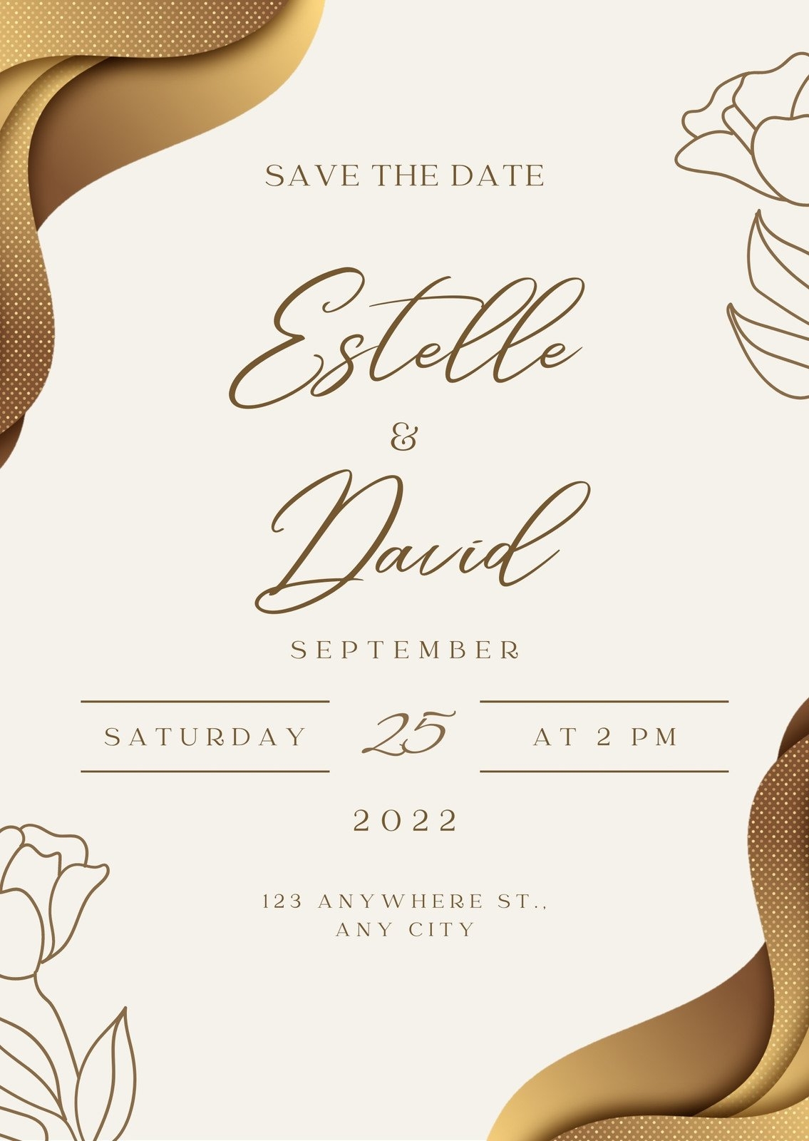 91 Background Golden Wedding Card Images MyWeb