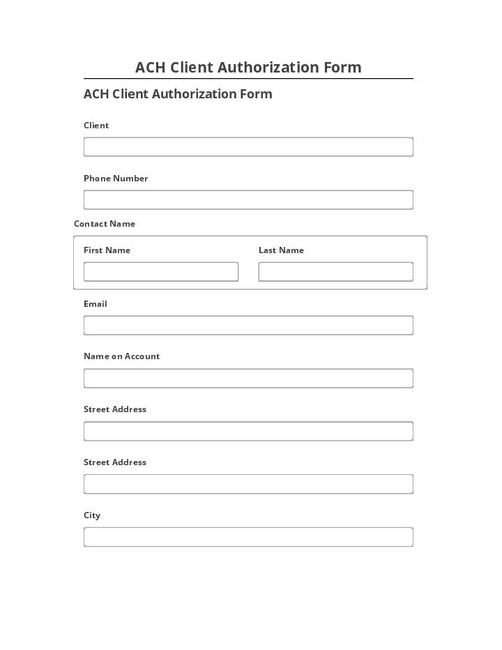 Ach Instructions Template