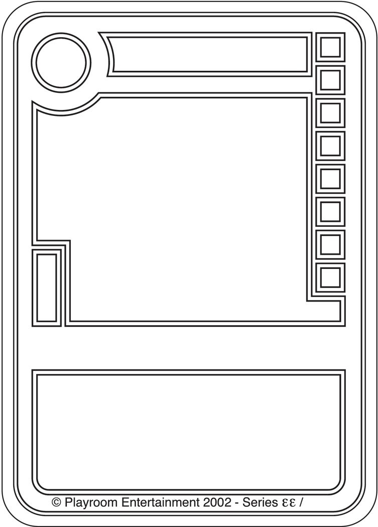 Blank Card Game Templates