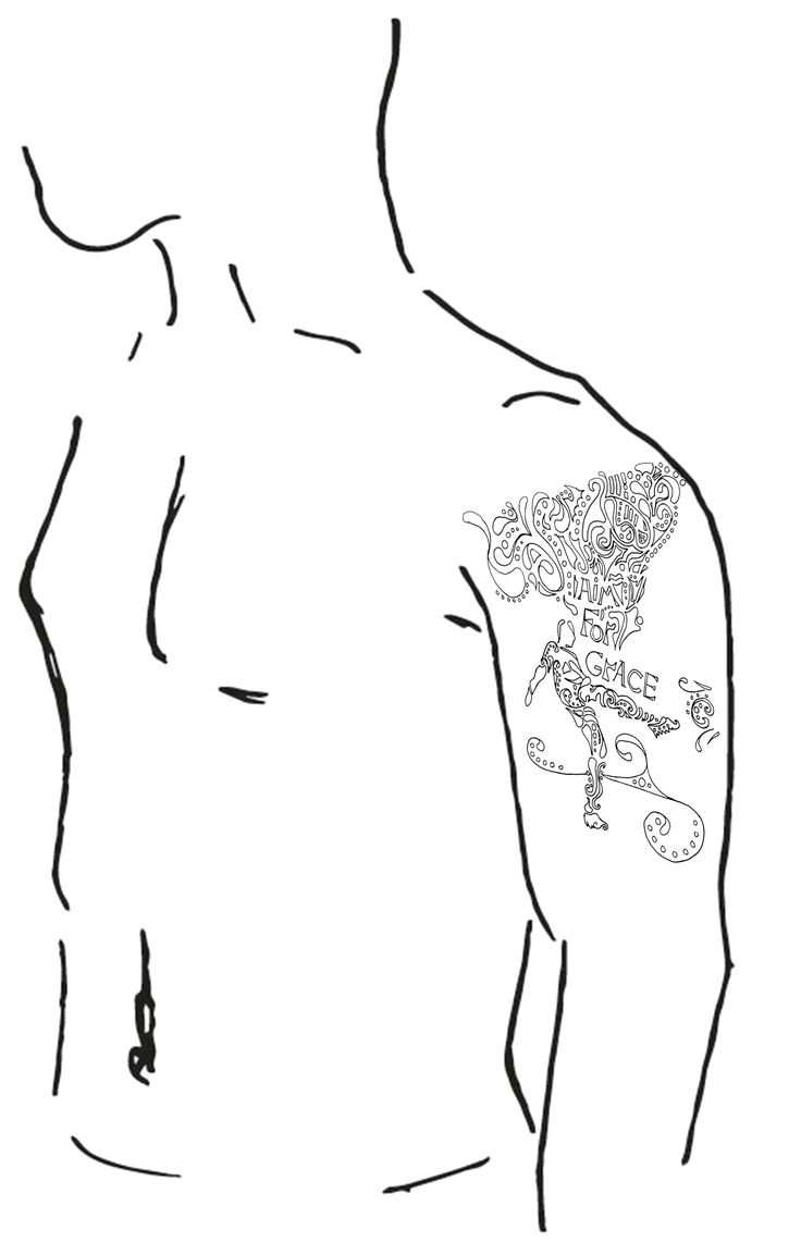 Arm Tattoo Blank Template Social Media Template