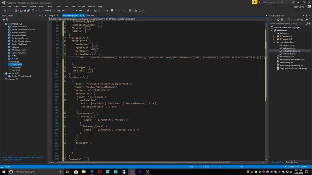 Arm Templates For Beginners Nested Templates ARM Templates 5 YouTube