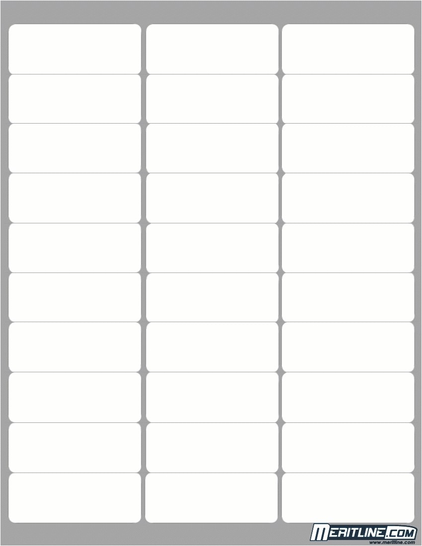 Blank Mailing Label Templates
