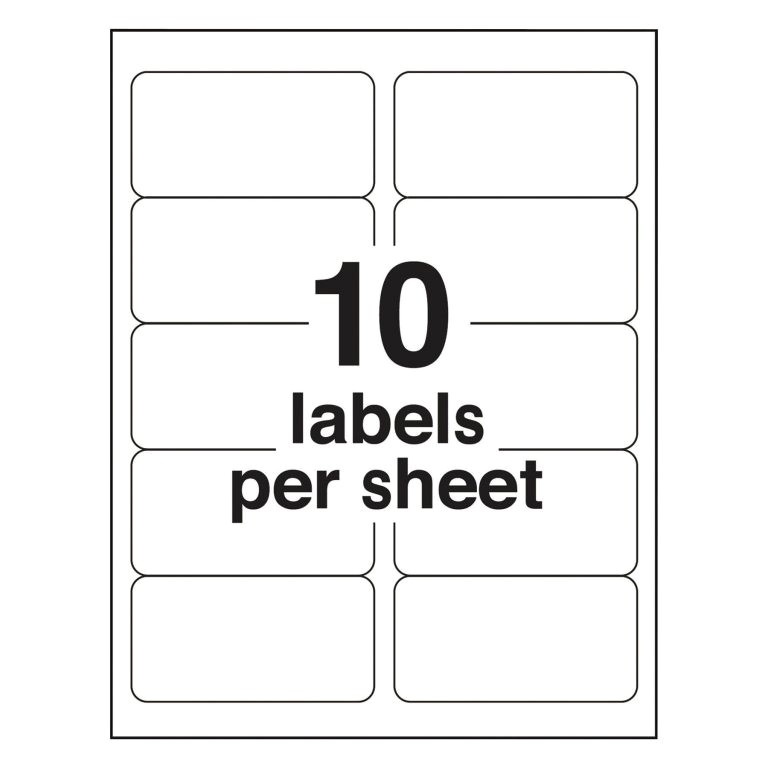 Avery 8371 Blank Templates