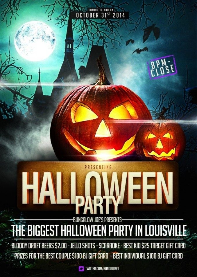 Blank Halloween Flyer Templates Free