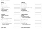 Balance Sheet Freewordtemplates
