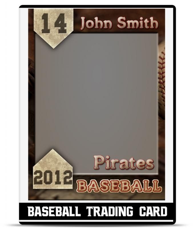 Blank Baseball Card Templates