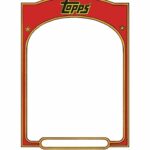 Baseball Card Template Sports Trading Card Templet Topps Inside