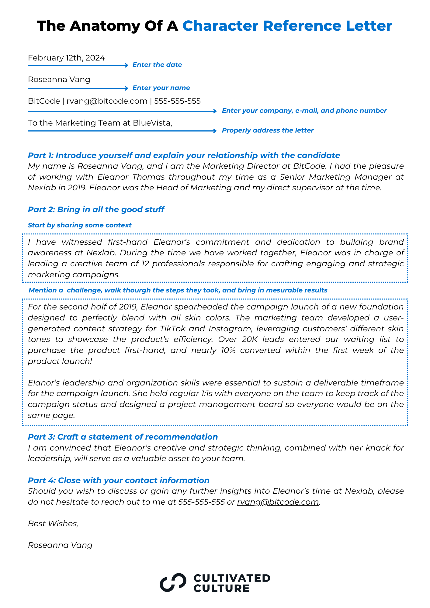Best Character Reference Letter For Job Infoupdate