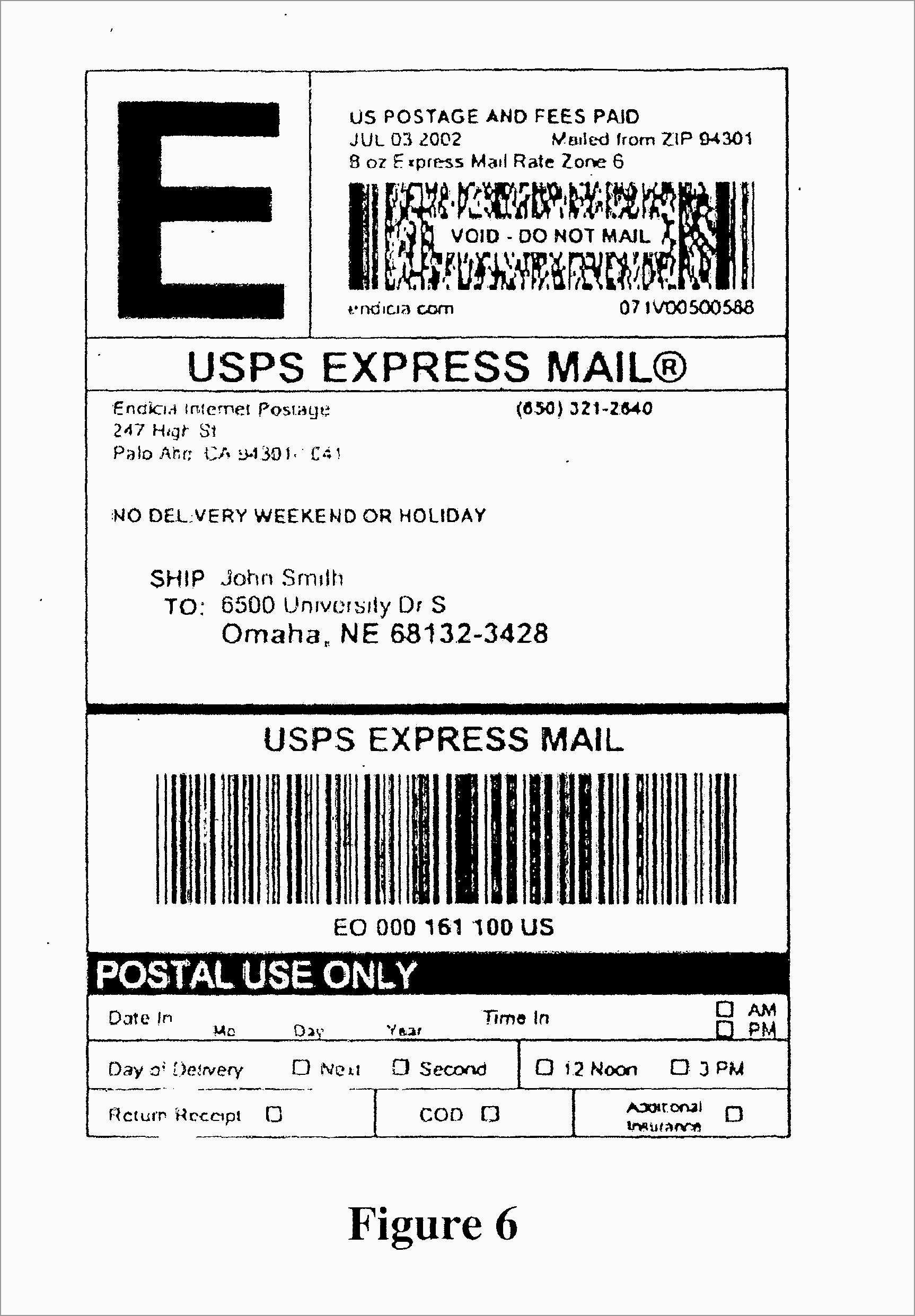 Blank Usps Shipping Label Templates