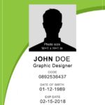 Best Templates 40 Blank ID Card Templates PSD Ai Vector EPS DOC