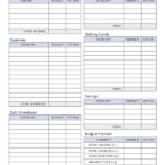 Bi Weekly Budget Planner Template